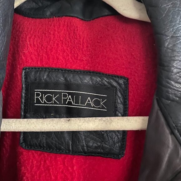 RICK PALLACK RARE VINTAGE LEATHER JACKET - Picture 3 of 11